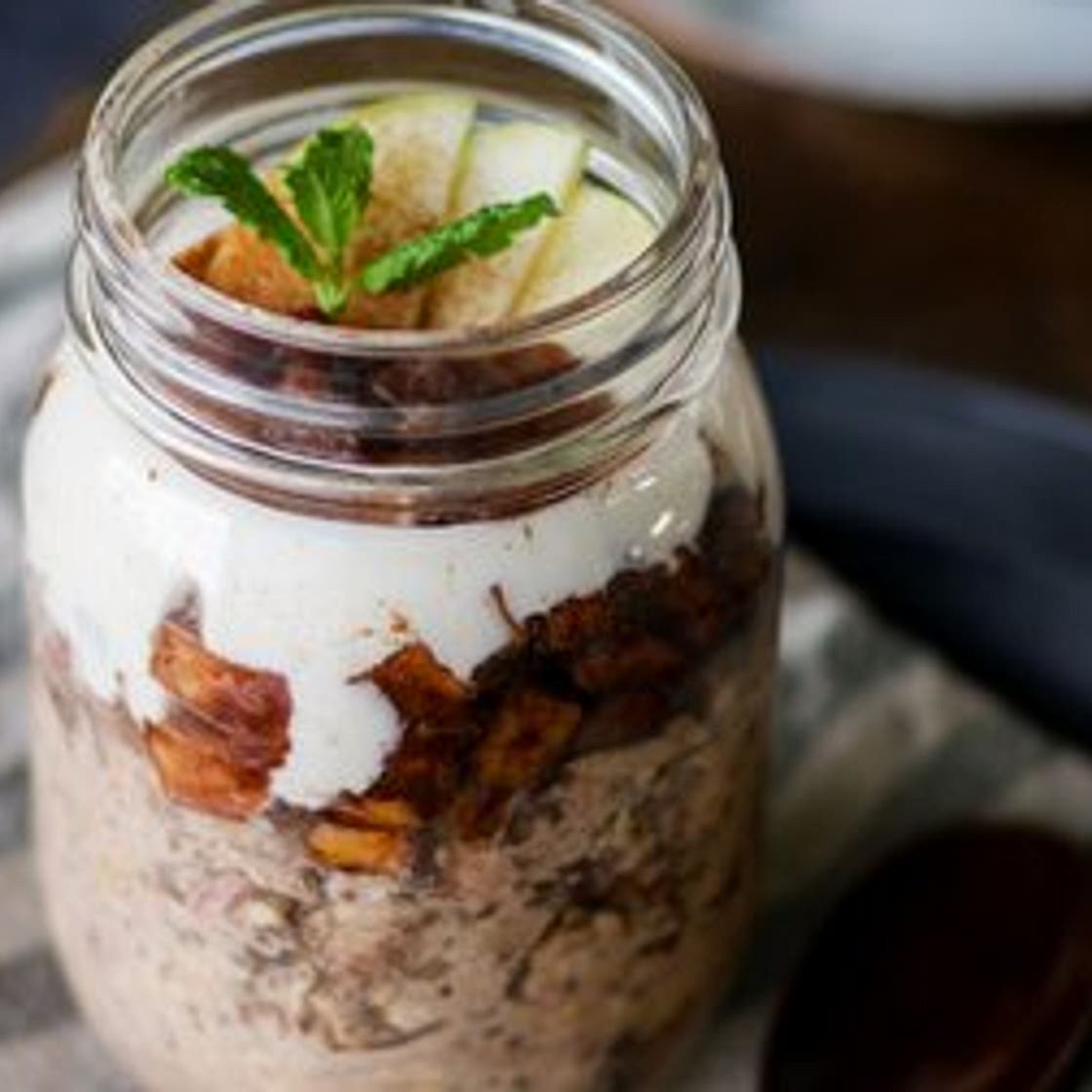 Apple Pie Overnight Oats
