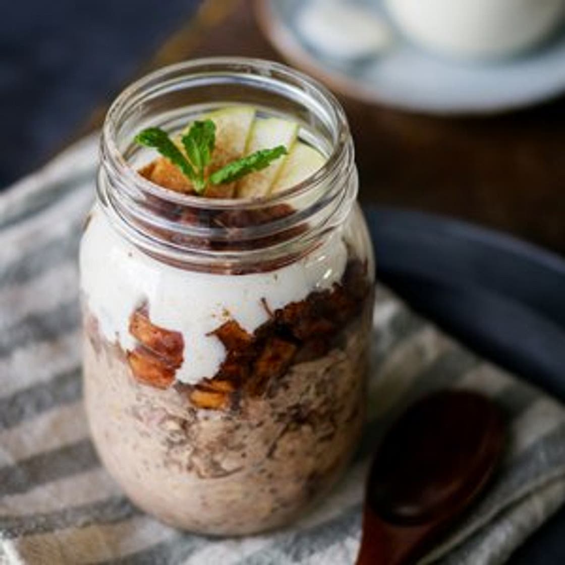 Apple Pie Overnight Oats