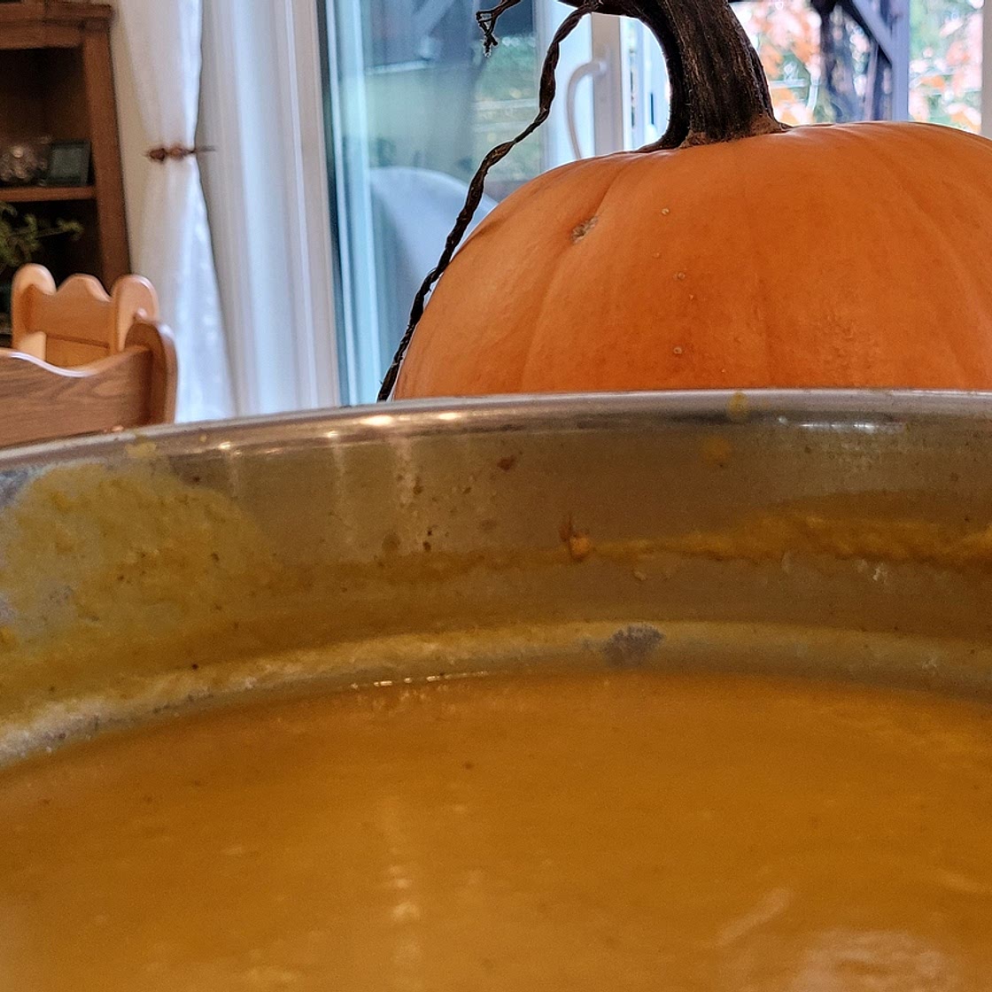 Potage épicé a la citrouille