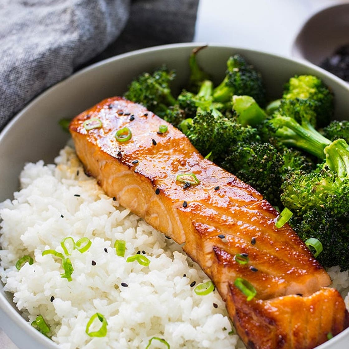 Air Fryer Honey Garlic Salmon