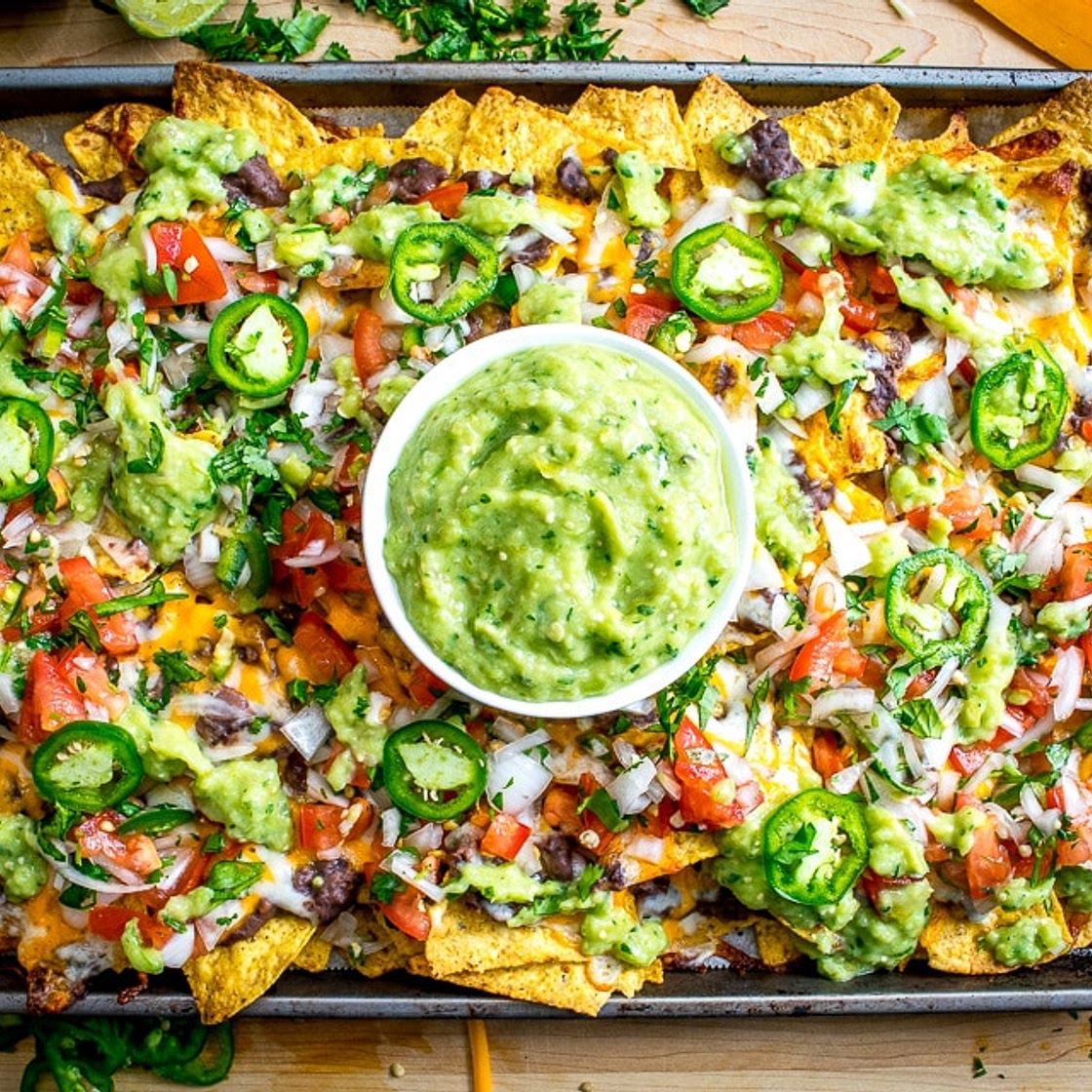 Spicy Black Bean Nachos