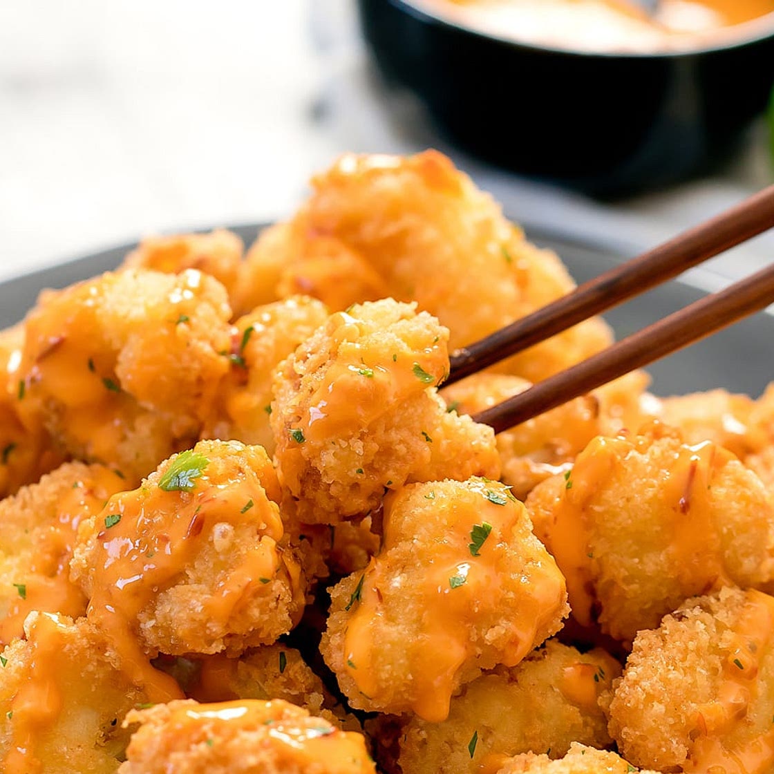 Keto Low Carb Bang Bang Cauliflower