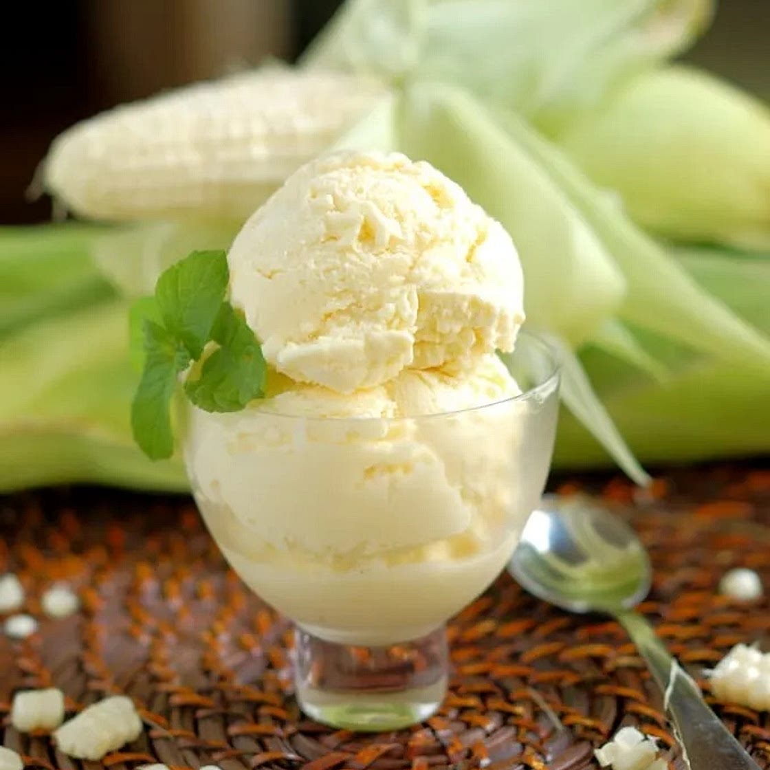 Sweet Corn Ice Cream Recipe