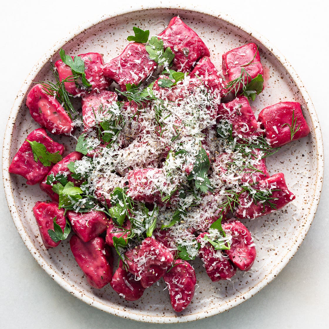 Beet Ricotta Gnocchi