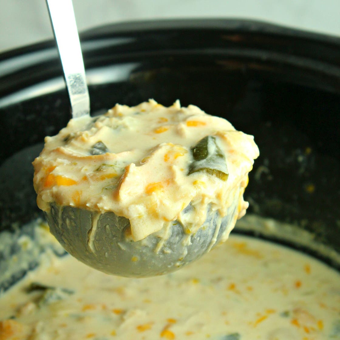 Slow Cooker Chicken Chile Relleno Soup
