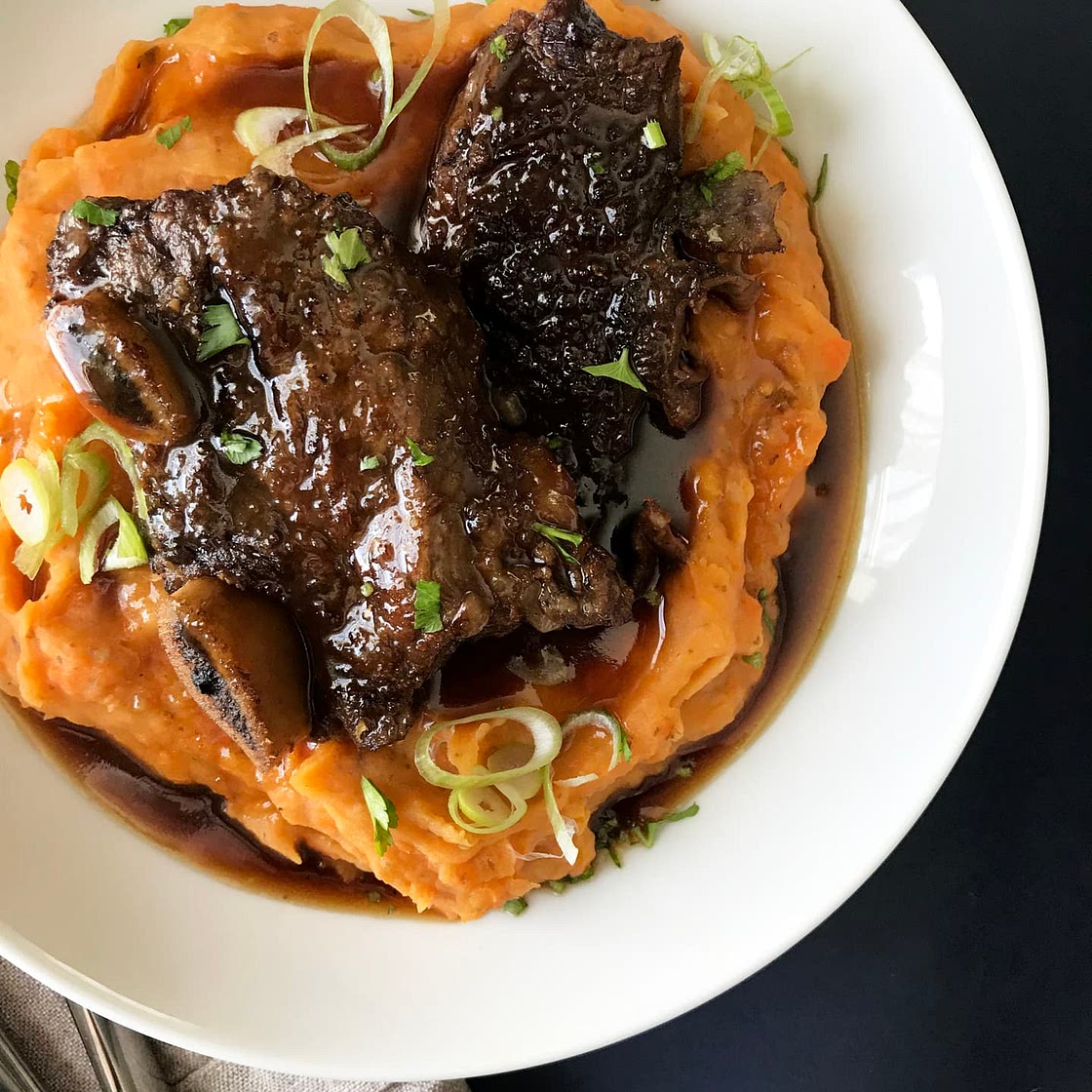 Instant Pot Pomegranate Molasses Short Ribs