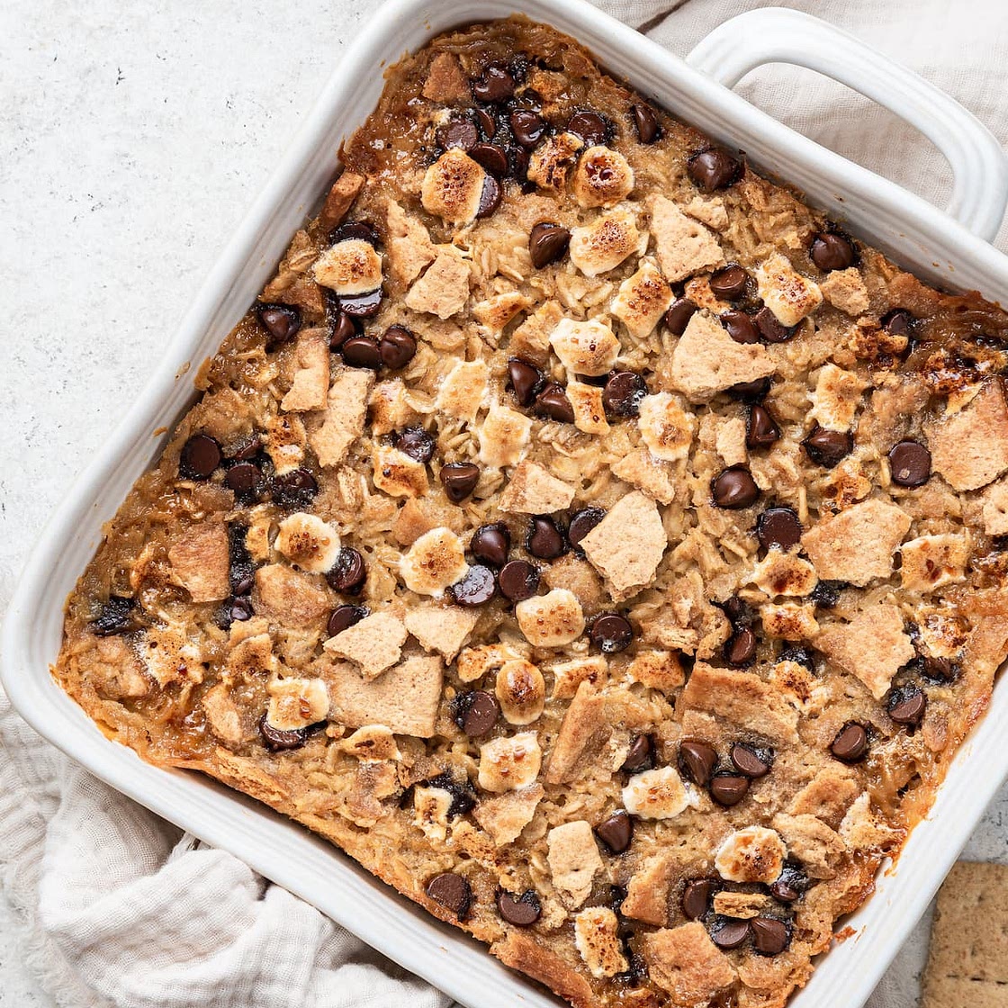 S’mores Baked Oatmeal