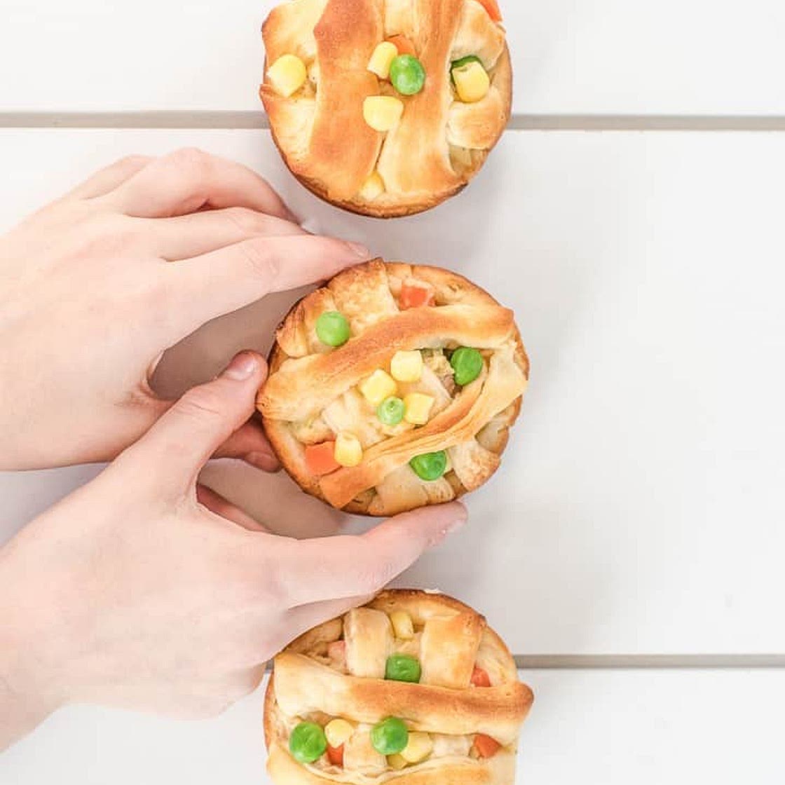 4 Ingredient Mini Chicken Pot Pies Recipe