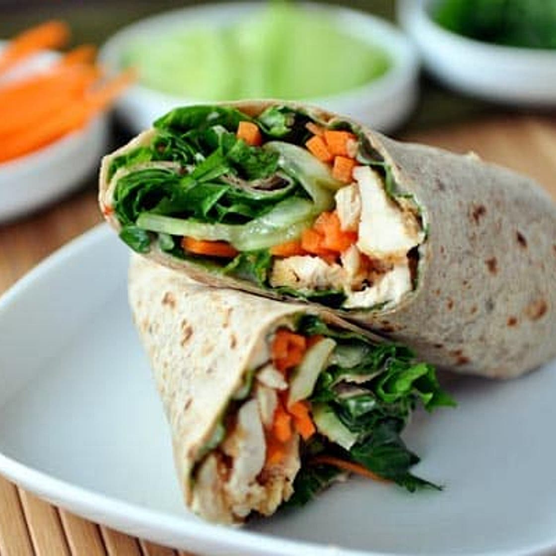 Thai Chicken Crunch Wraps