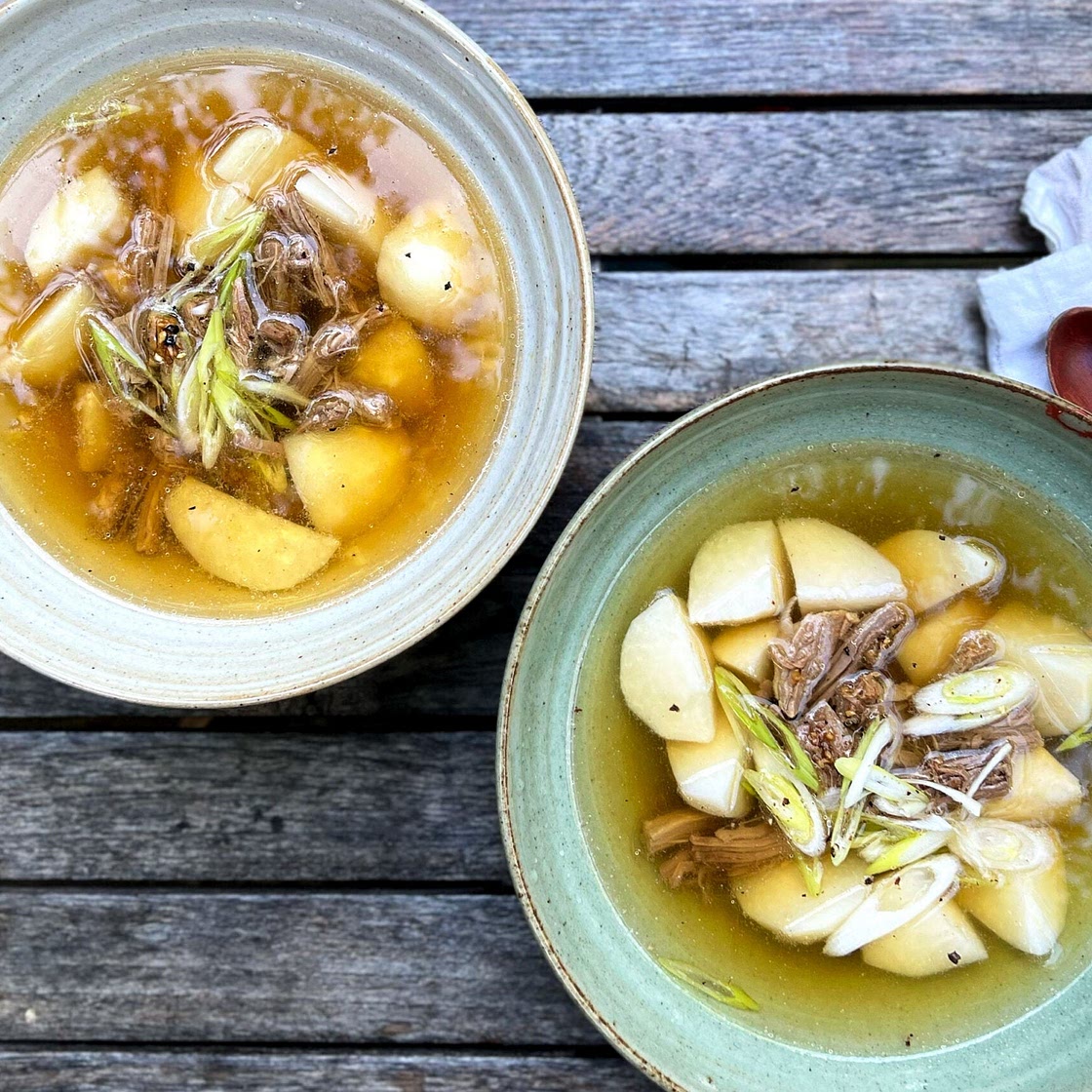 Toranguk (Korean Taro Soup)