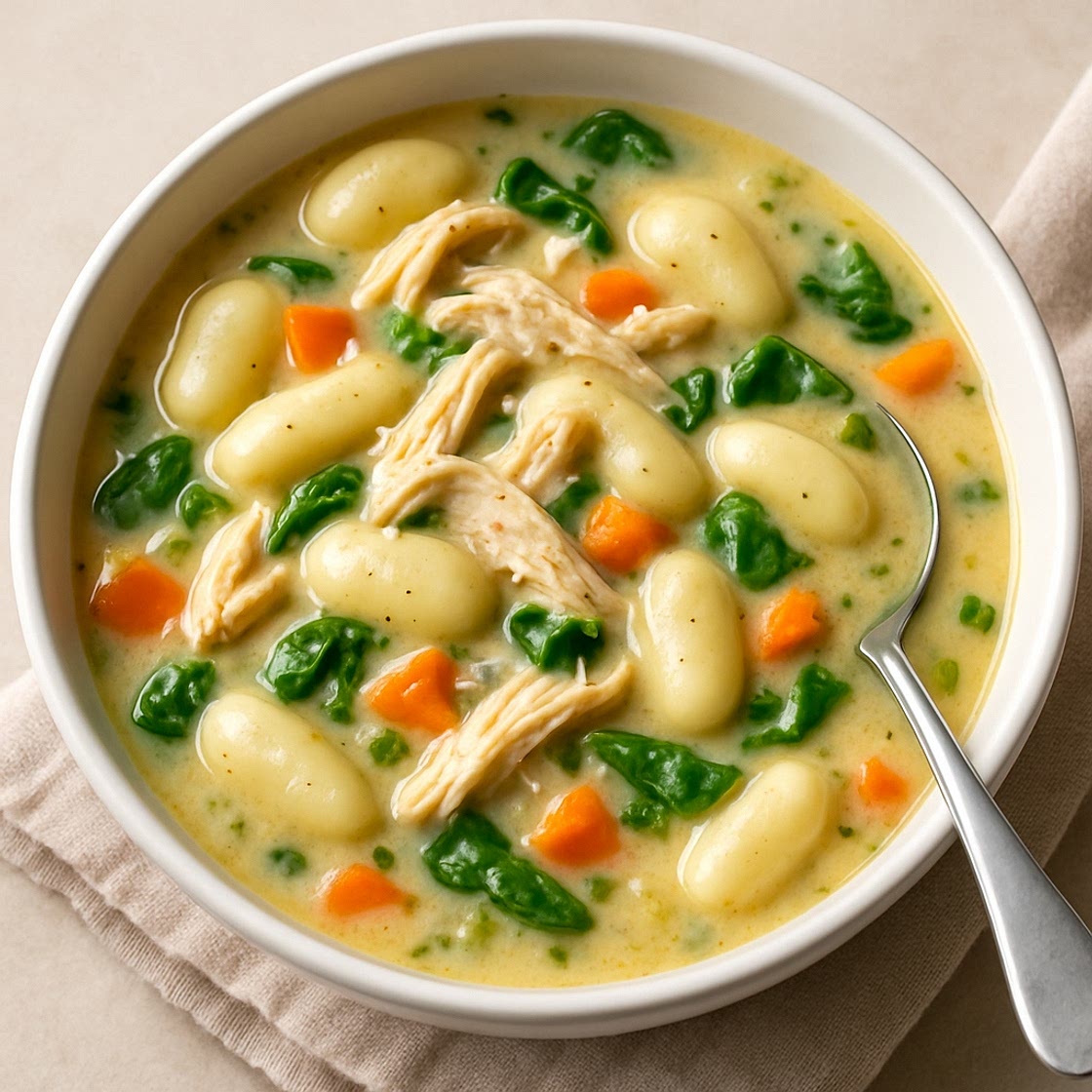 Rotisserie Chicken Gnocchi Soup