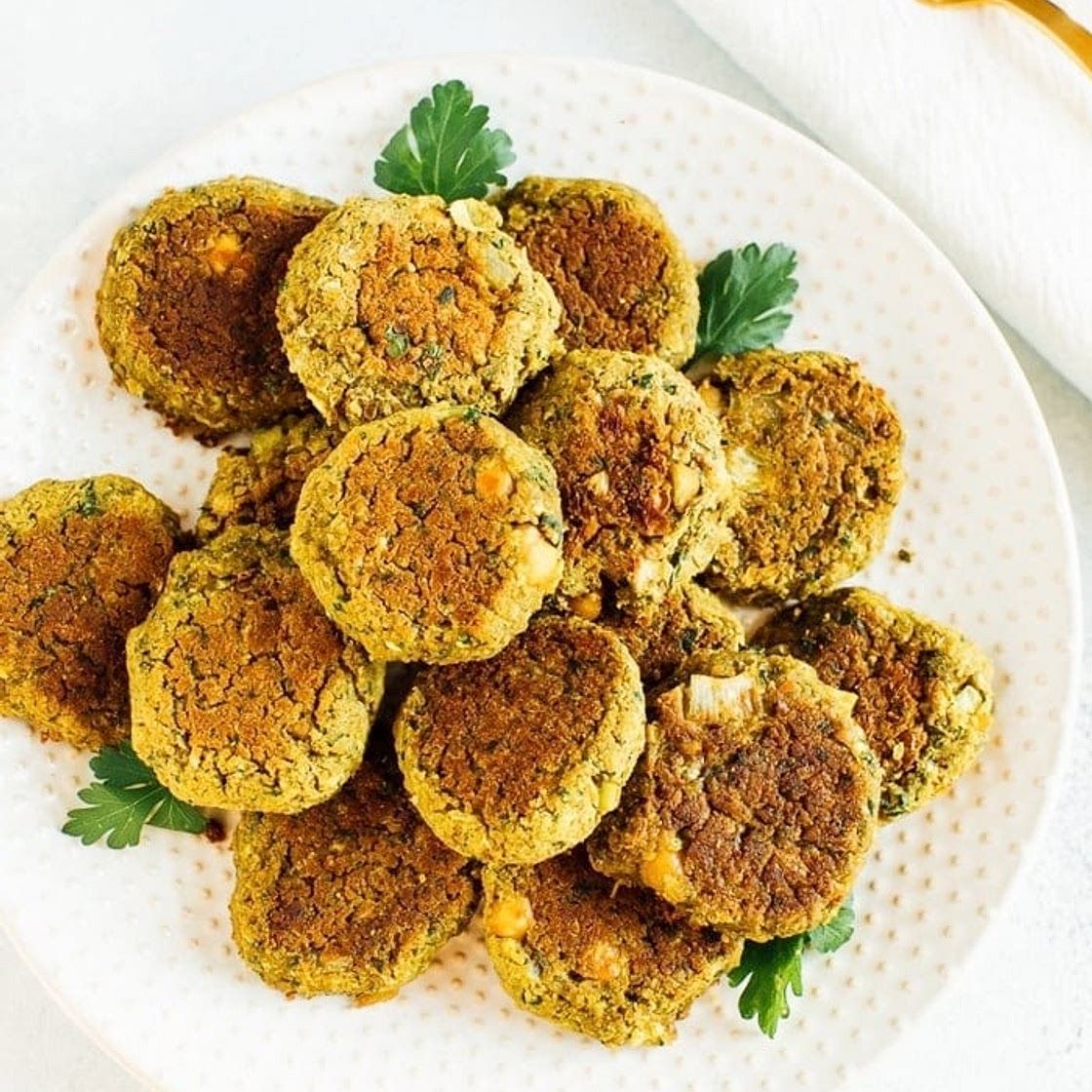 Easy Baked Falafel