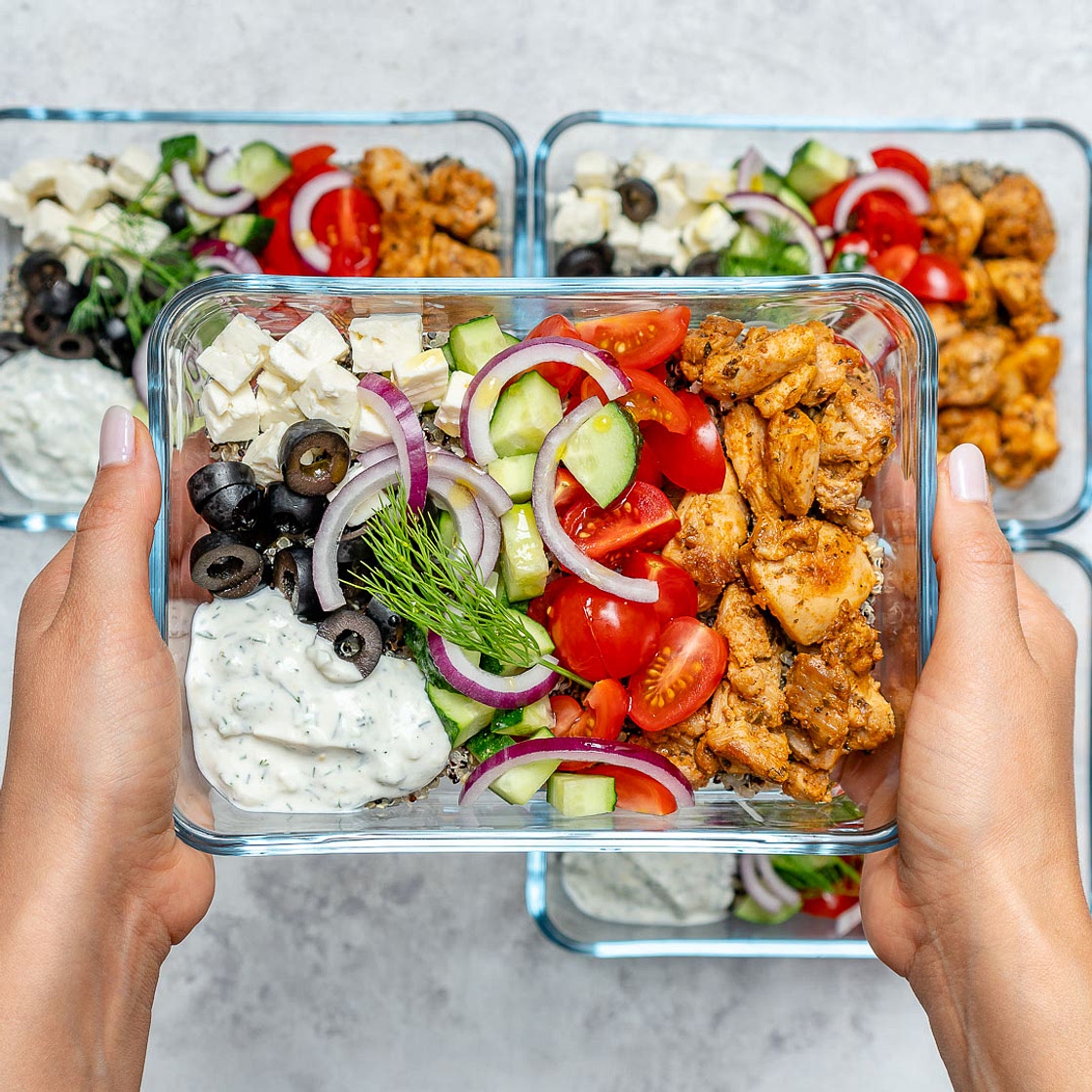 Greek Chicken Meal Prep Bowls for Clean Eating