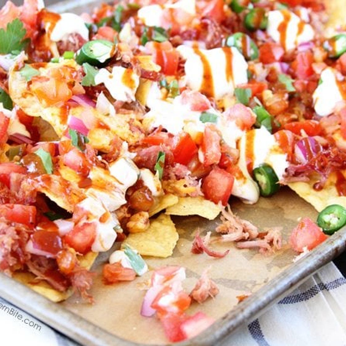 Southern Sheet Pan Nachos