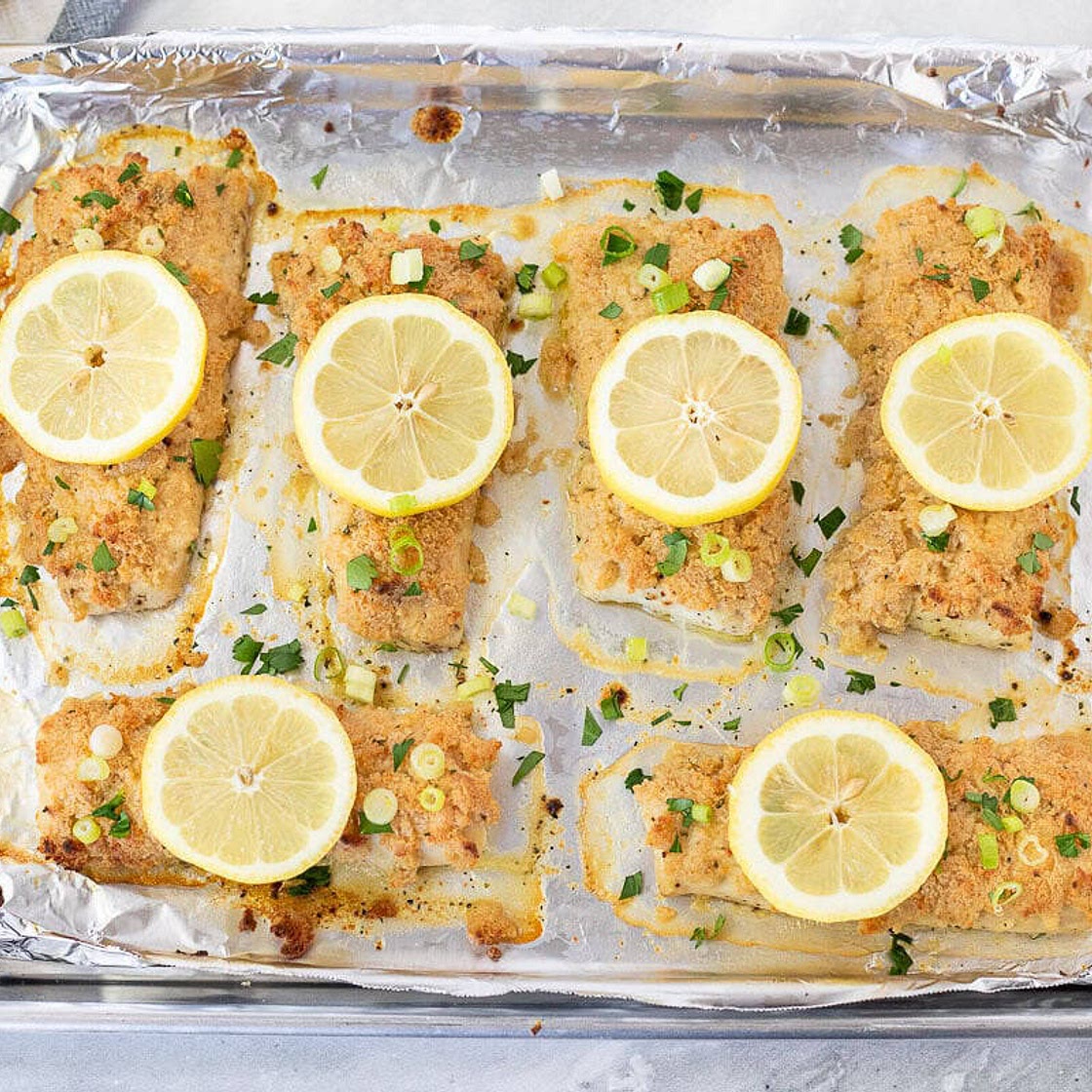 Parmesan Herb Baked Mahi Mahi