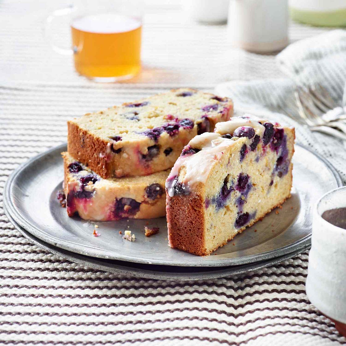 Blueberry-Lemon Ricotta Pound Cake
