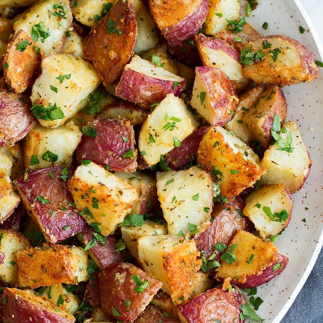 Roasted Potatoes (with Parmesan, Garlic, and Herbs)