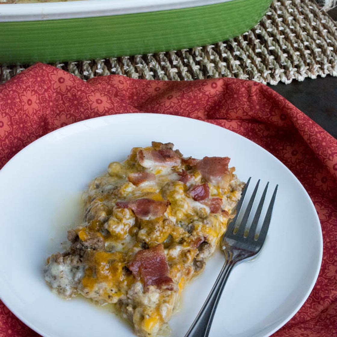 Bacon Cheeseburger Casserole