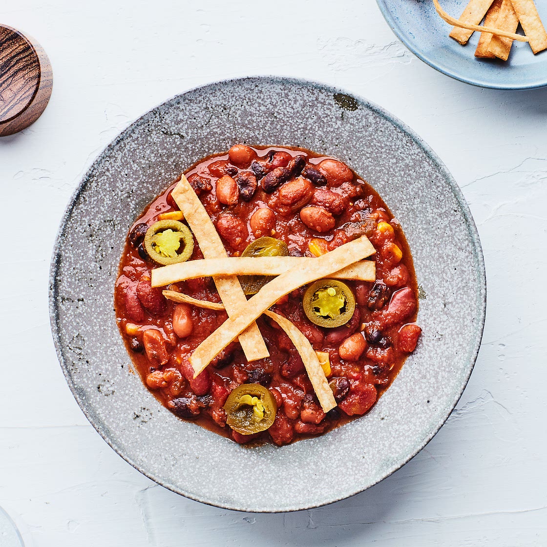 Vegetarian Three-Bean Chili