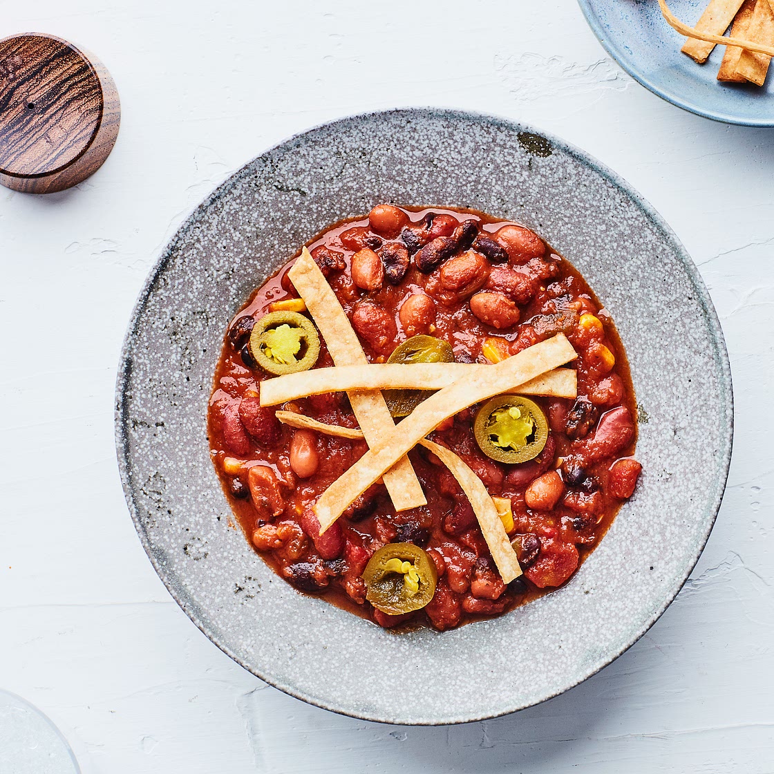Vegetarian Three-Bean Chili