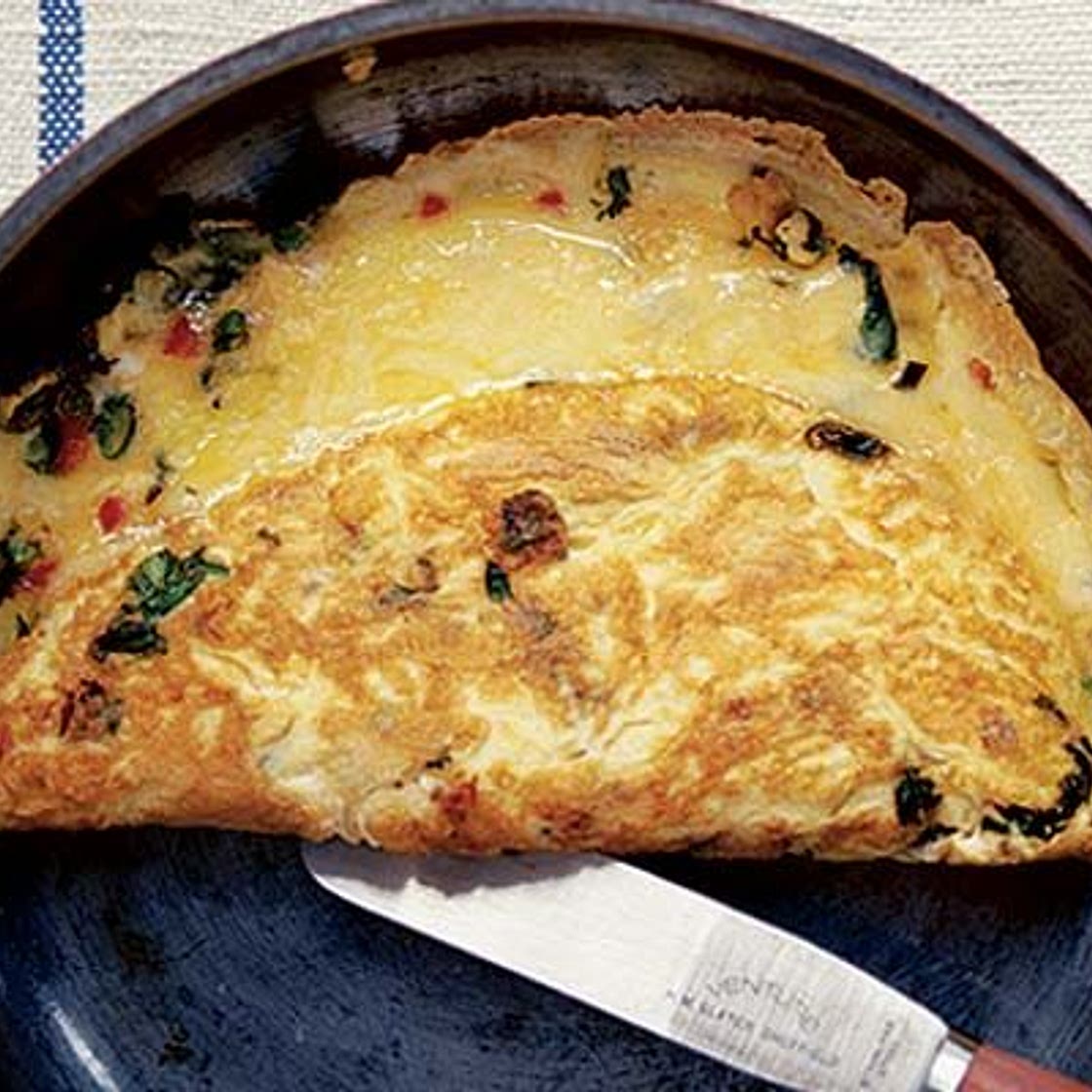 Chilli cheese omelette