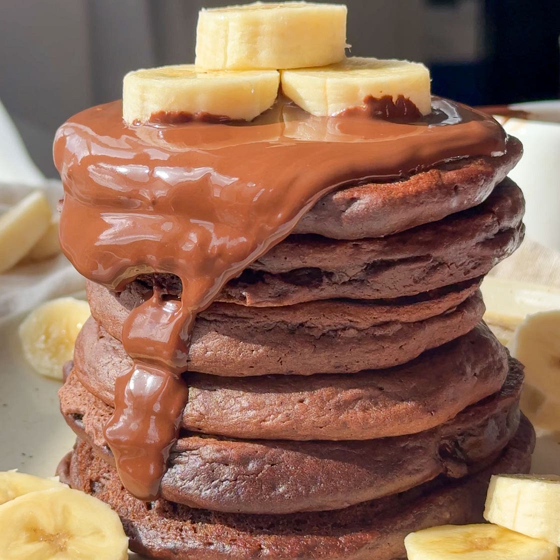 Chocolate Protein Pancakes