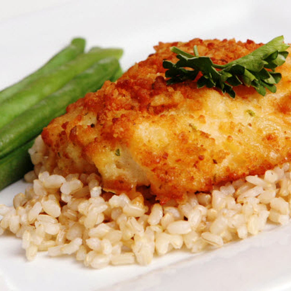 Fish with Potato Crust