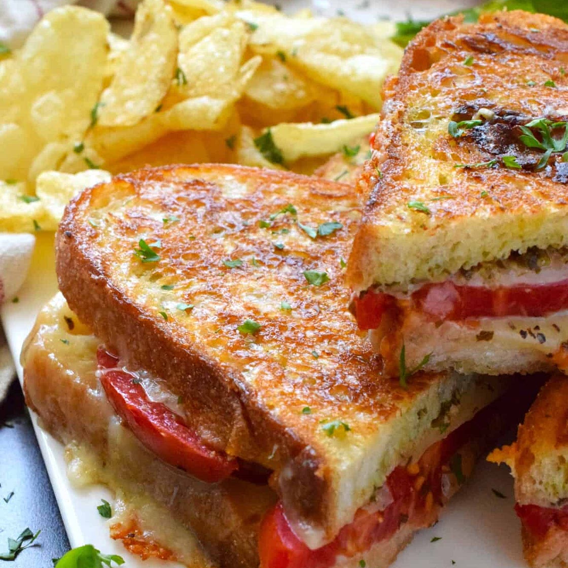 Tomato Grilled Cheese Sandwich