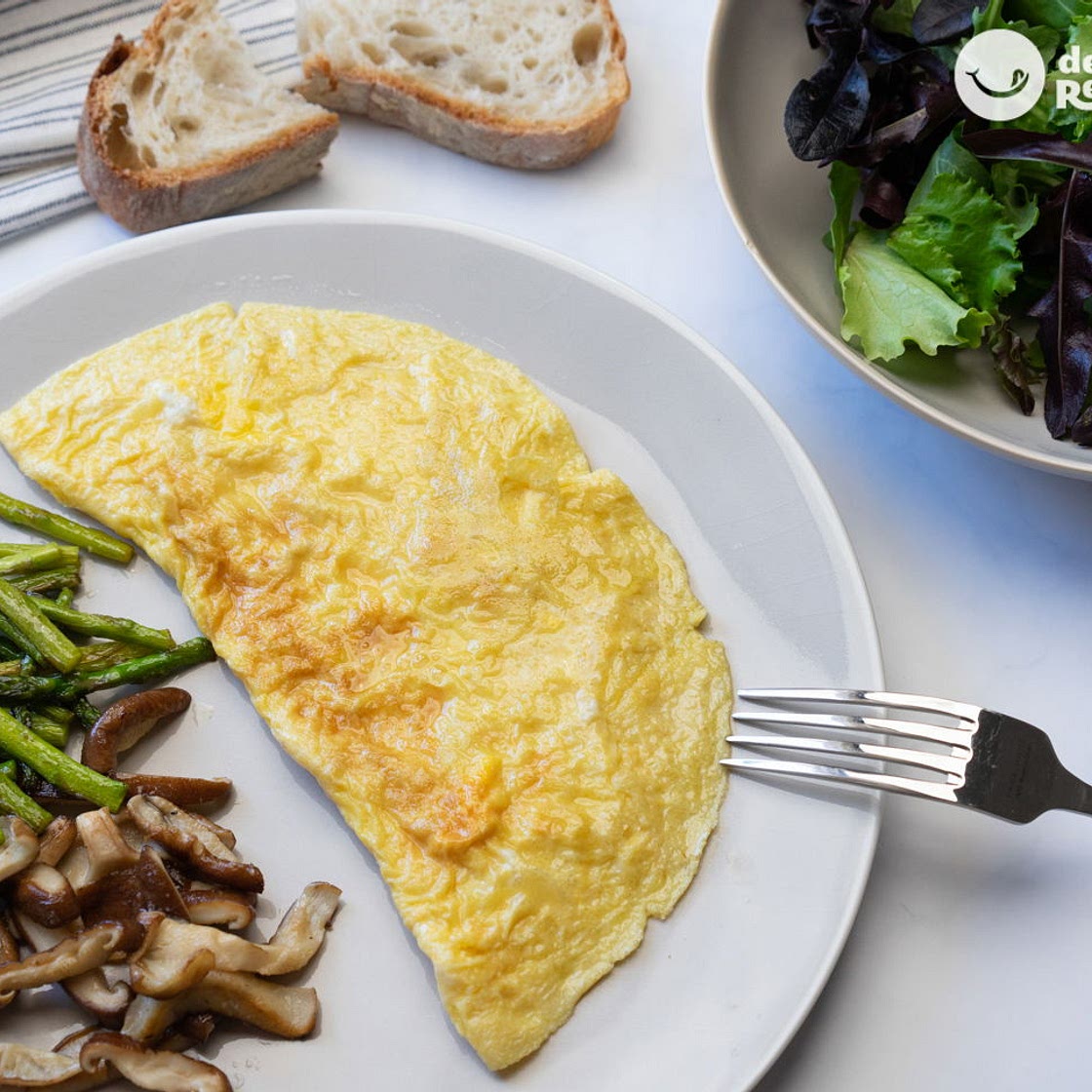 Cómo hacer una tortilla francesa