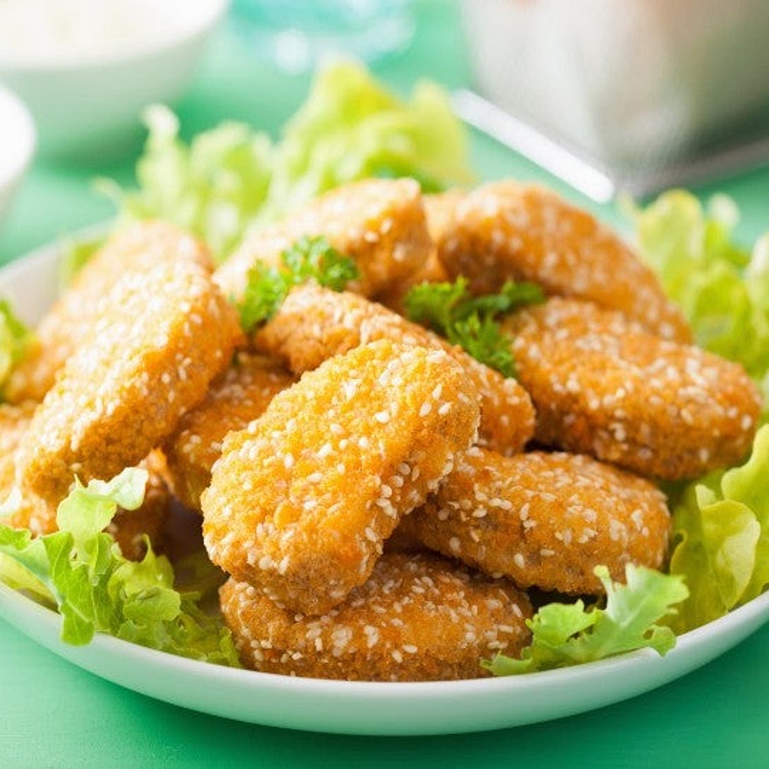 Nuggets de garbanzos y papas para el vegano que llevas dentro