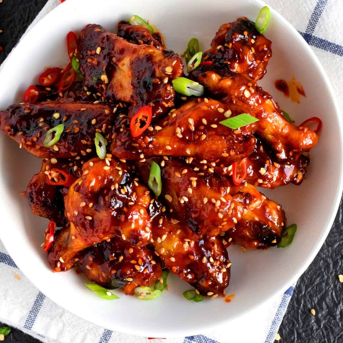 Korean Gochujang Chicken Wings