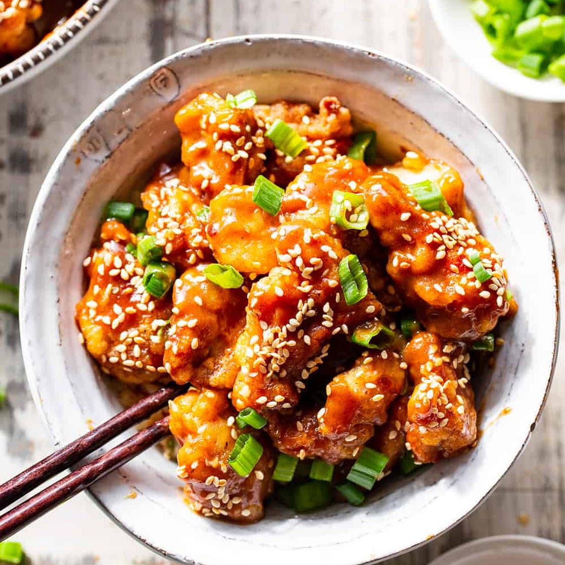 Paleo Sesame Chicken {Whole30}