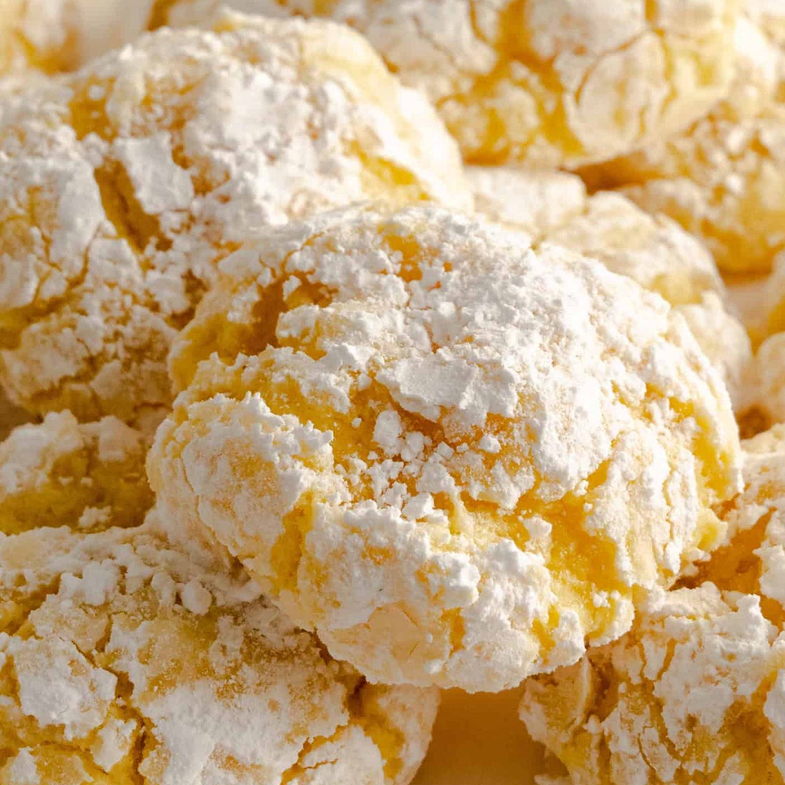 Lemon Crinkle Cookies