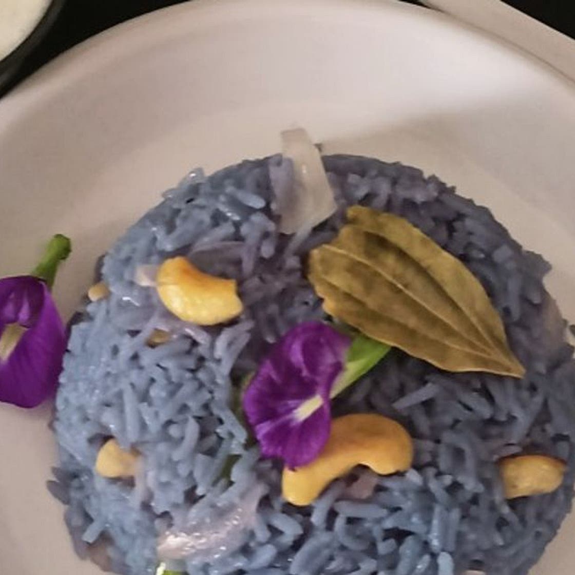 Butterfly pea flower Fried Rice
