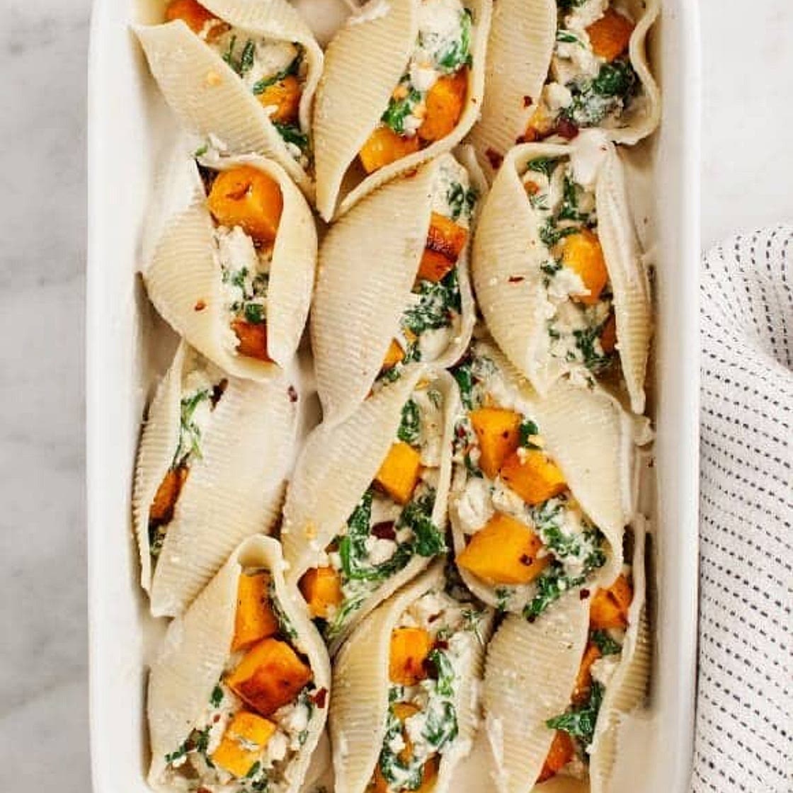 Butternut Squash Stuffed Shells