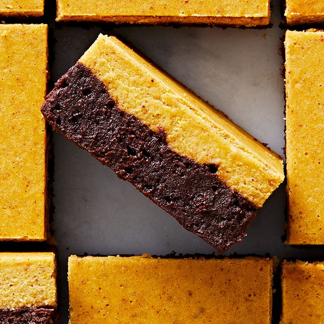 Pumpkin Cheesecake Brownies