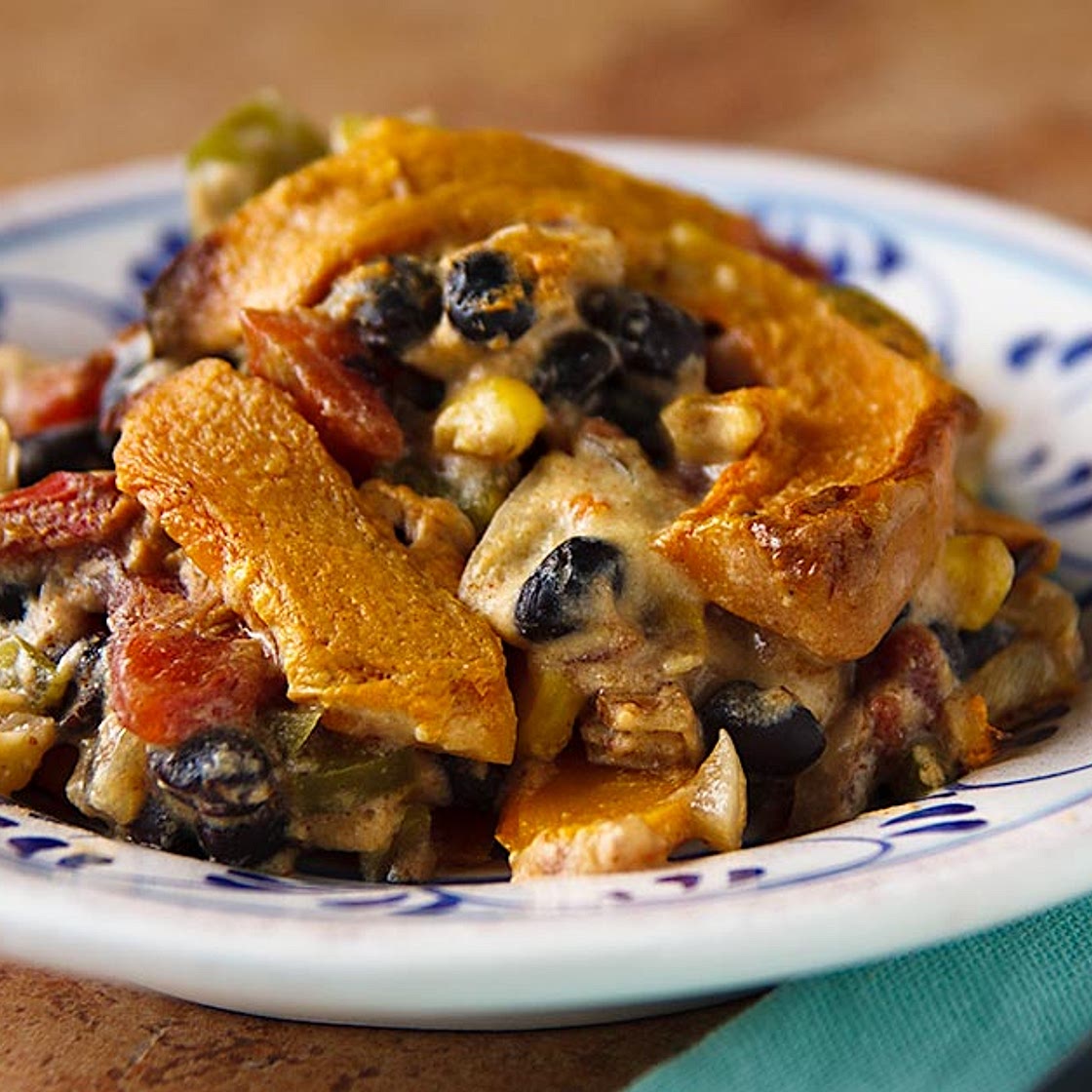 Pumpkin and Black Bean Casserole