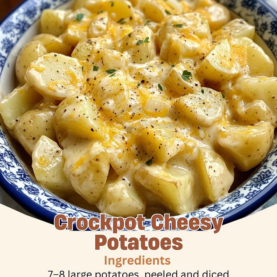 Crock-Pot cheesy potatoes