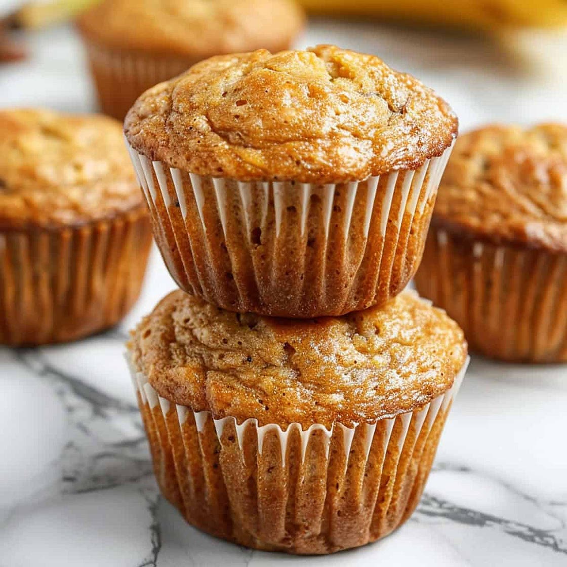 Almond Flour Banana Muffins - Vegan