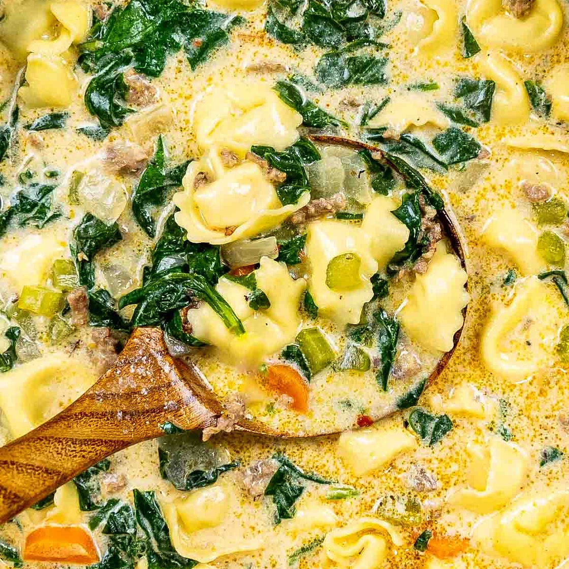 Creamy Tortellini Soup