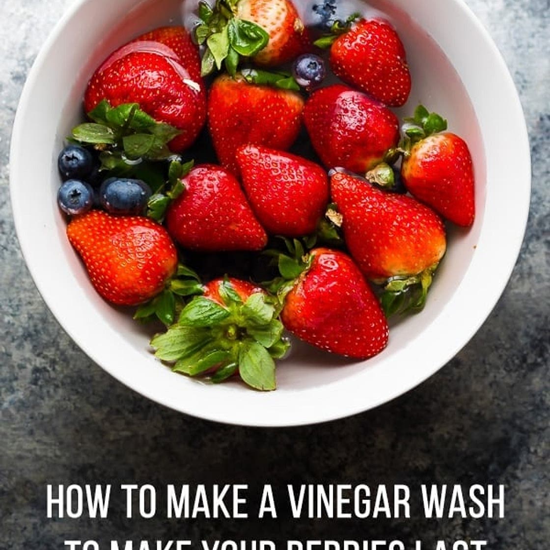 How to Make Vinegar Fruit Wash