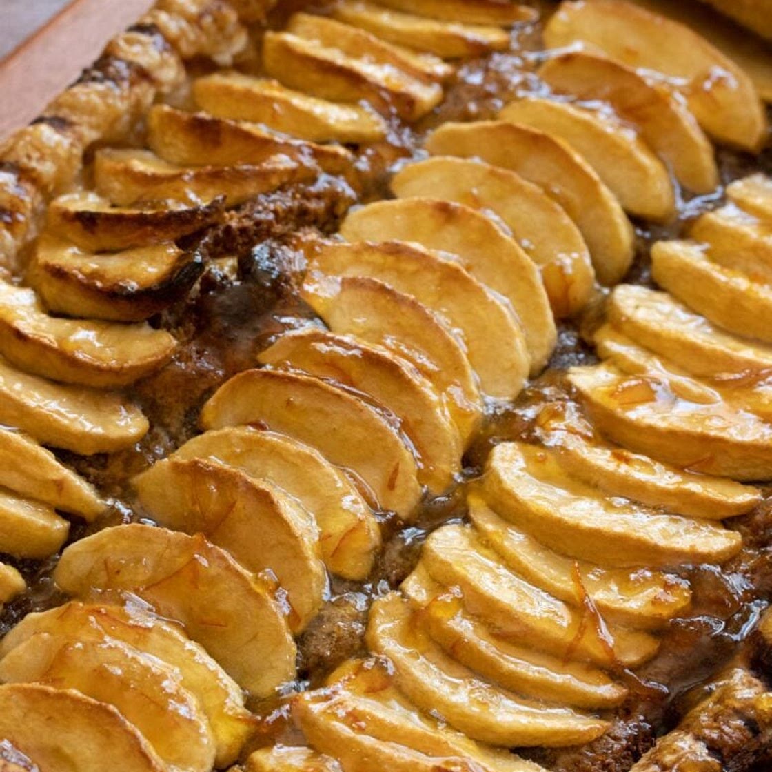 Apple Tart with Hazelnut Frangipane