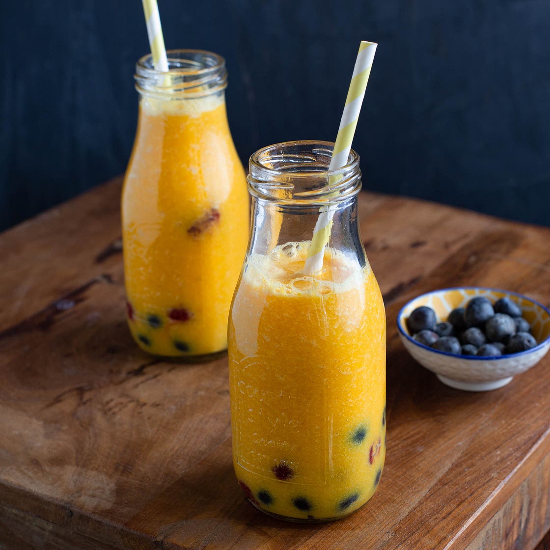 Frucht-Paprika-Kurkuma-Smoothie