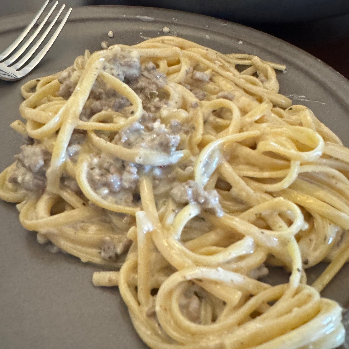 Beef and Garlic Butter Pasta