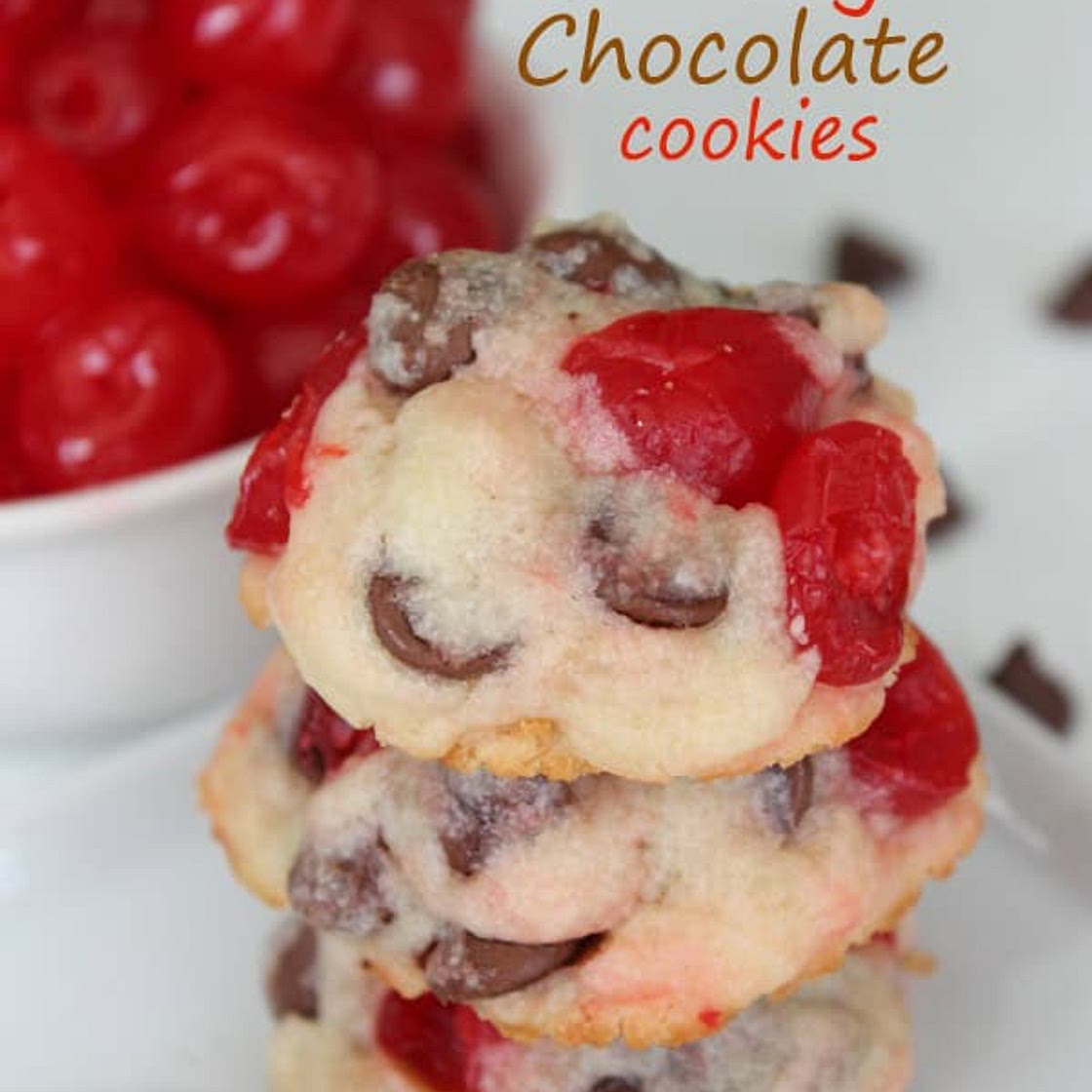 Shortbread Cherry Chocolate Cookies Recipe