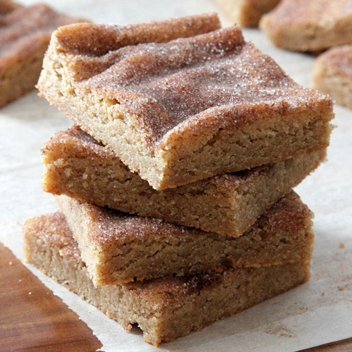 Snickerdoodle Blondie Bars