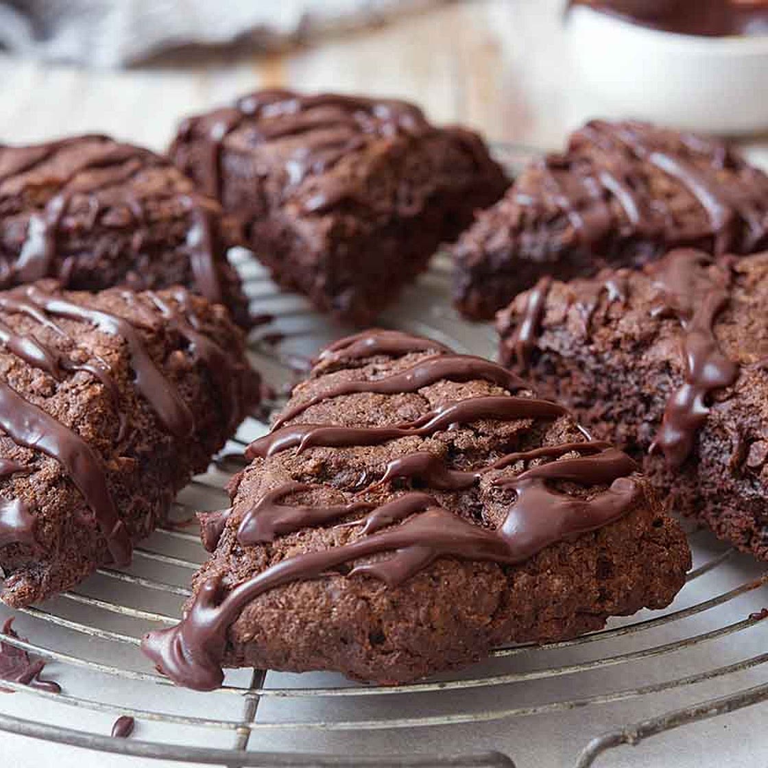 Triple Chocolate Scones