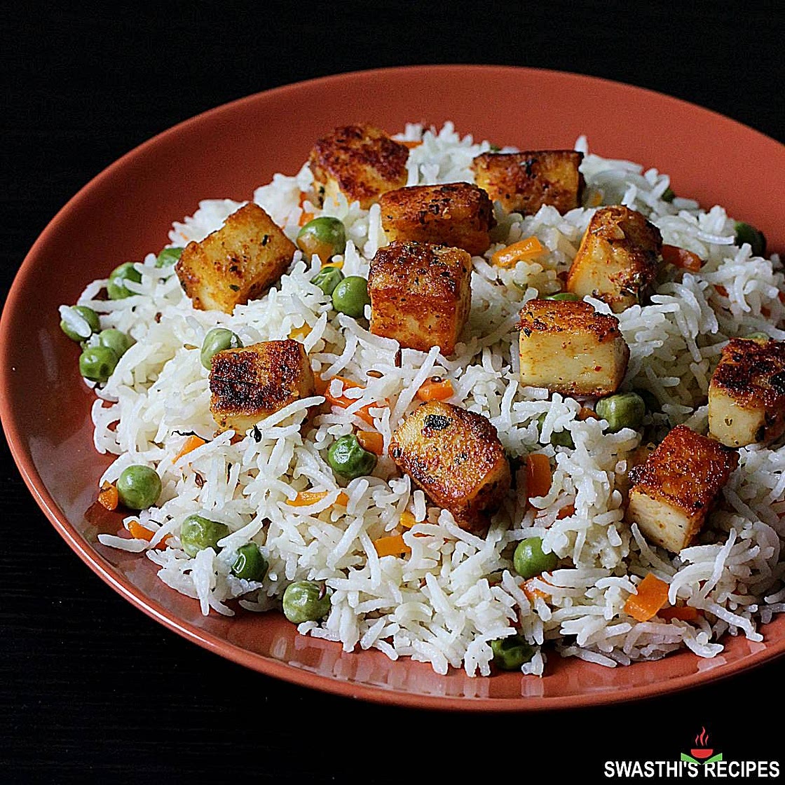 Paneer Pulao Recipe (Paneer Rice)