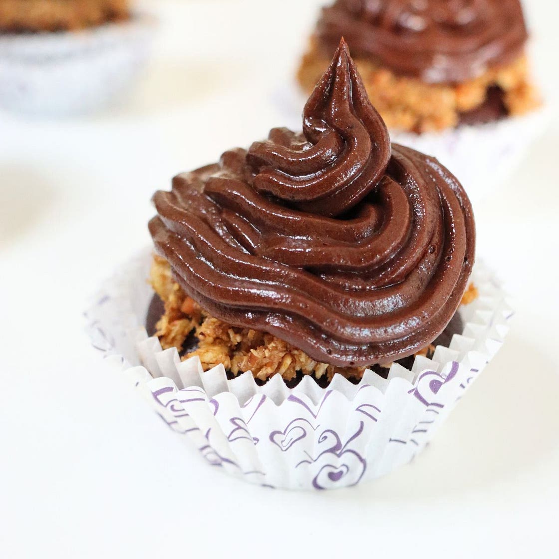 German Chocolate Cupcakes W/ Frosting