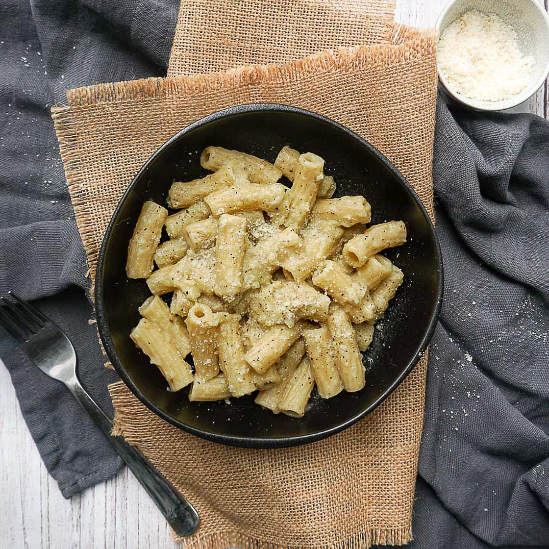 Pasta with Easy Creamy Eggplant Sauce